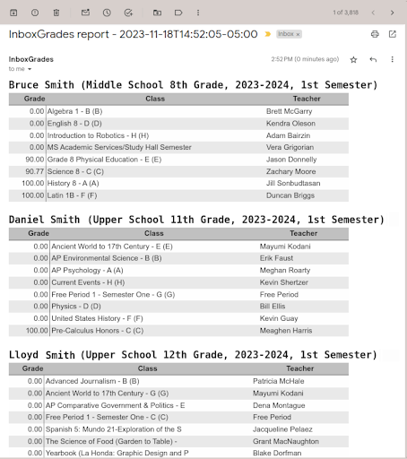 InboxGrades screenshot 5