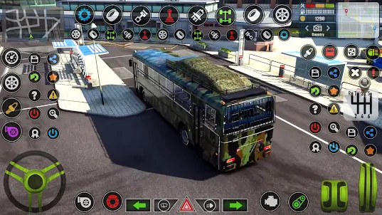 Army Bus Game-Army Bus Driving