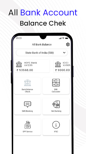 Android application All Bank Balance Check Enquiry screenshort