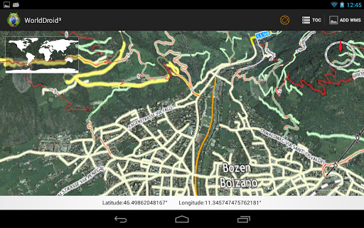 WorldDroid ³ Screen 3