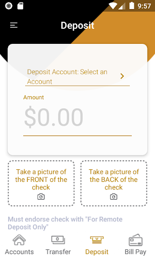 Android application Andover Federal Credit Union screenshort