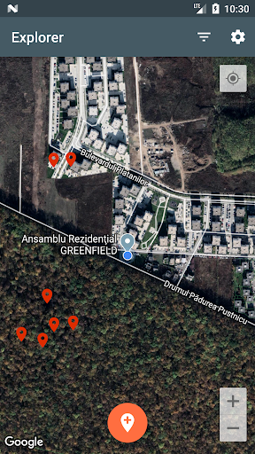 Android application Explorer screenshort