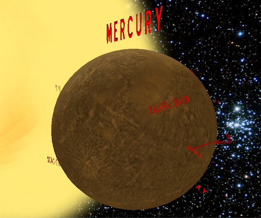 Planet Mercury VR Screen 3