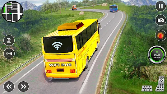Tourist Coach Bus Driving Game