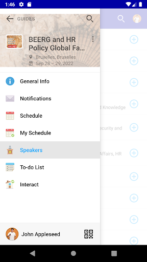HR Policy Association Events Screen 3