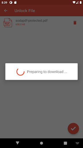 Lock Unlock PDF Screen 3