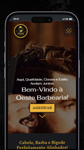 Android application Oeste Barbearia screenshort