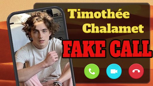 Fake Call Timothee Chalamet Screen 3
