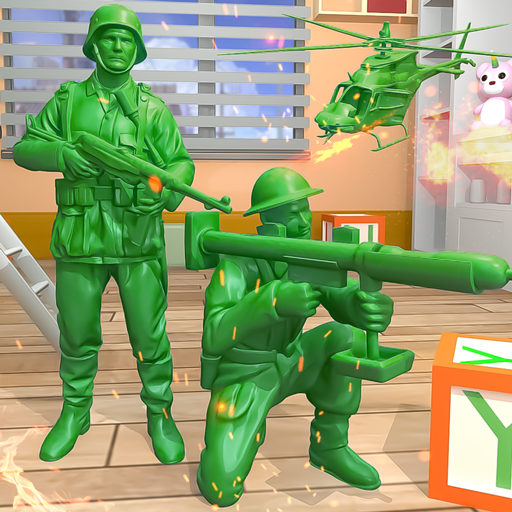 Army toys war attack games 3d logo