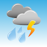 Thunderstorm- weather warnings icon