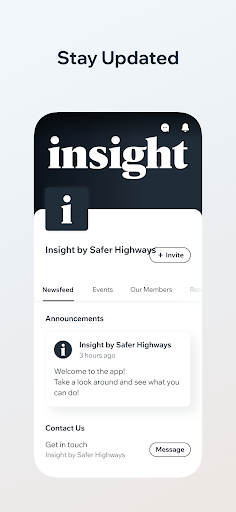 Android application Insight by Safer Highways screenshort