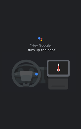 Screenshot of Google Assistant - in the car