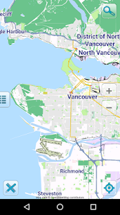 Map of Vancouver offline