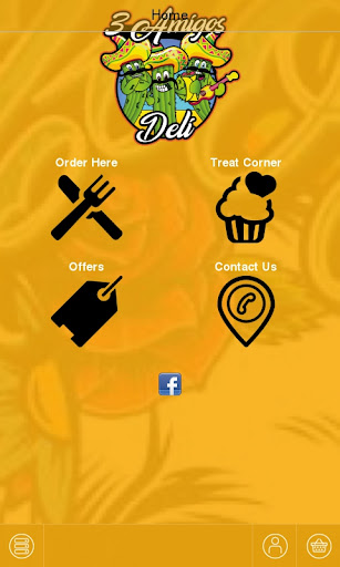 Android application 3 Amigos Deli screenshort