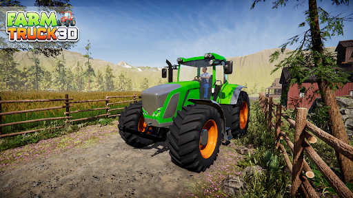Android application Farm Tractor Driving Farm Game screenshort