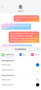 Messages - Texting OS 17 Captura de tela