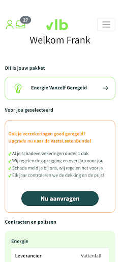 Android application MijnVLB screenshort