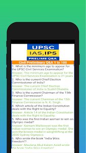 UPSC Civil Prelims Q&A Series