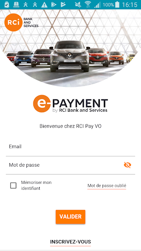 Android application PayVO screenshort