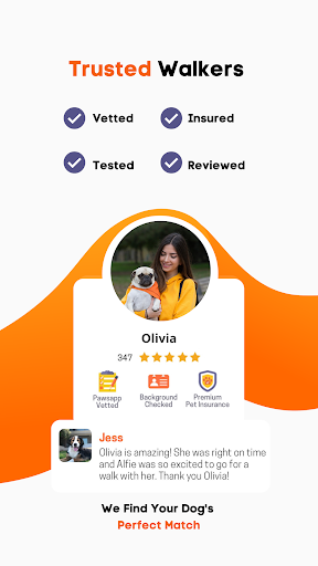 PawsApp - Carer App Screen 2
