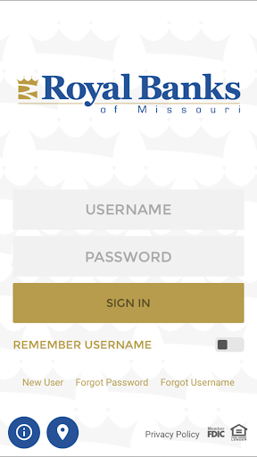 Android application Royal Banks of Missouri screenshort