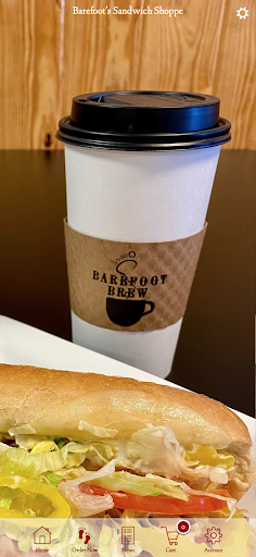 Android application Barefoot's Sandwich Shoppe screenshort