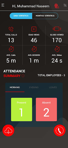 Manager Reporting Screen 2