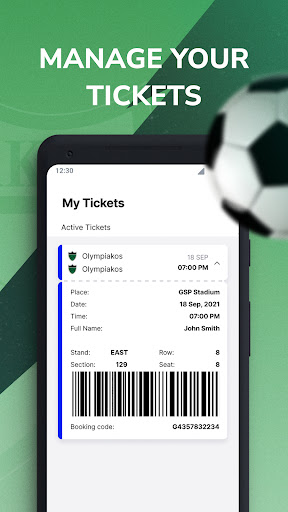 Olympiakos tickets Screen 3