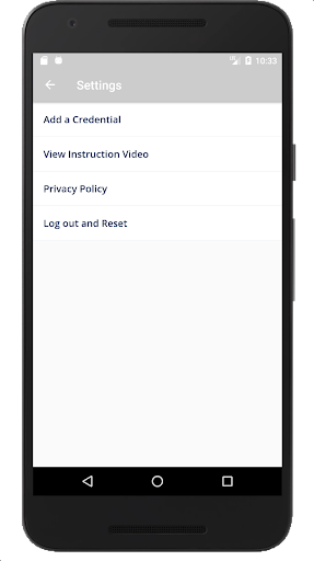 CERTIUNI Certificate Wallet Screen 3