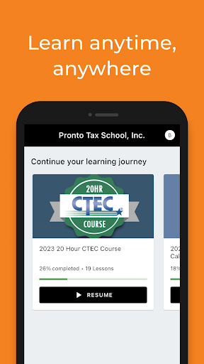 Android application Pronto Tax School, Inc. screenshort