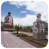 Quito weather widget/clock icon