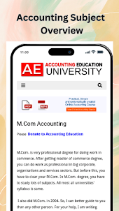 M.Com Accounting Study App