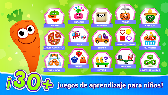 Juegos para niños 2 años!