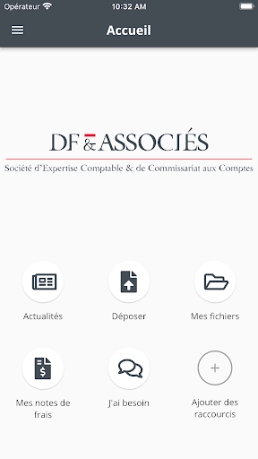 Android application DF & Associés screenshort