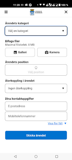 Felanmälan Lysekils kommun Screen 2
