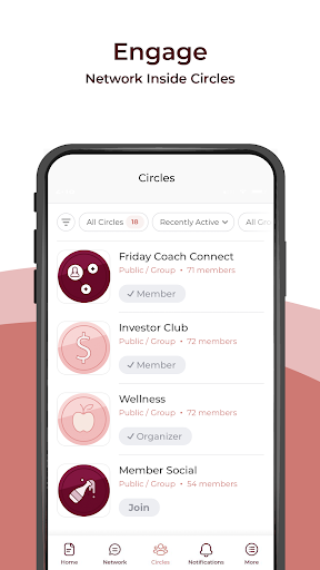 HerCsuite® Leadership Network Screen 3