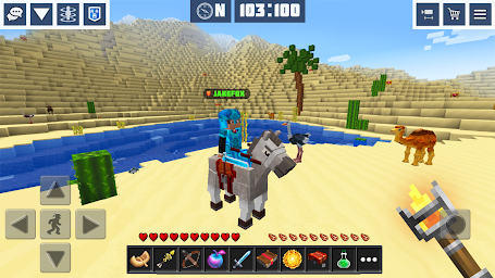 Planet Craft: Mine Block Craft - Screenshot Image