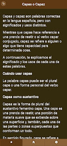 Captura de Pantalla 2 Ortografía Plus android