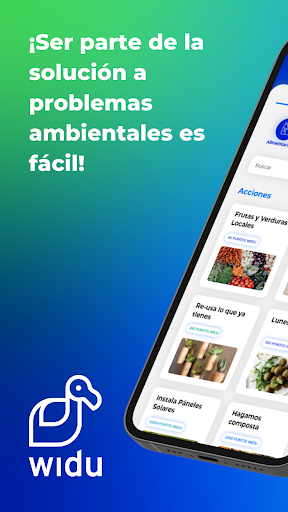 Android application Widu screenshort