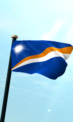 Android application Marshall Islands Flag 3D screenshort