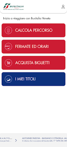 Android application Busitalia Veneto screenshort
