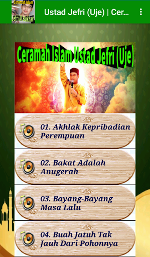 Ceramah Islam Ustad Jefri Uje Screen 3