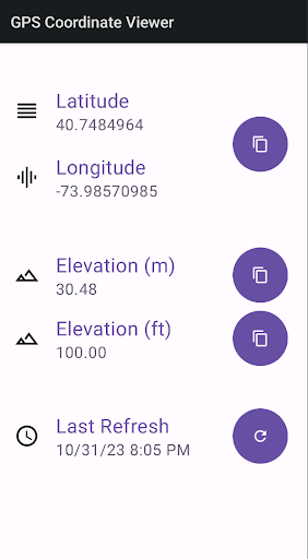 GPS Coordinate Viewer Screenshot 3 - AppWisp.com