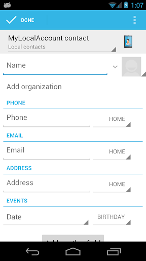 MyLocalAccount Screen 3