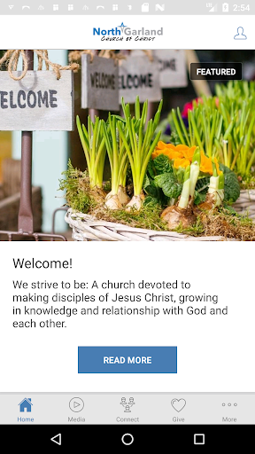 Android application North Garland Church screenshort