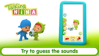 Game screenshot Talking Pocoyo: My friend Nina apk download