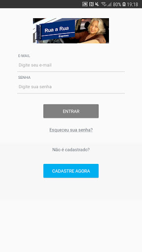 Android application Rua a Rua Express screenshort
