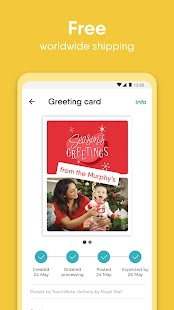 TouchNote | Personalised Cards Screenshot