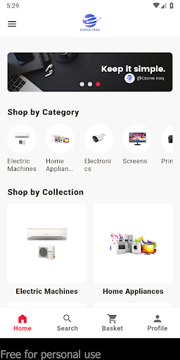 Android application Ozone IQ screenshort