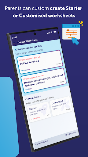 Android application Geniebook Parent screenshort